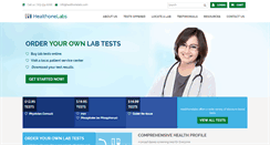 Desktop Screenshot of healthonelabs.com